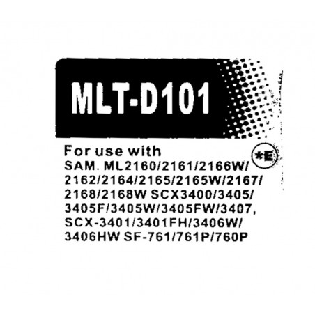 Toner compatibile MLT-D101 Samsung ML-2160 ML-2162 ML-2162W ML-2165 ML-2165W