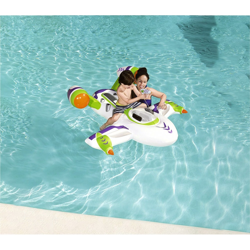 41094 Cavalcabile Wet Jet con oblò e pistola ad acqua 150 x 140 cm Bestway