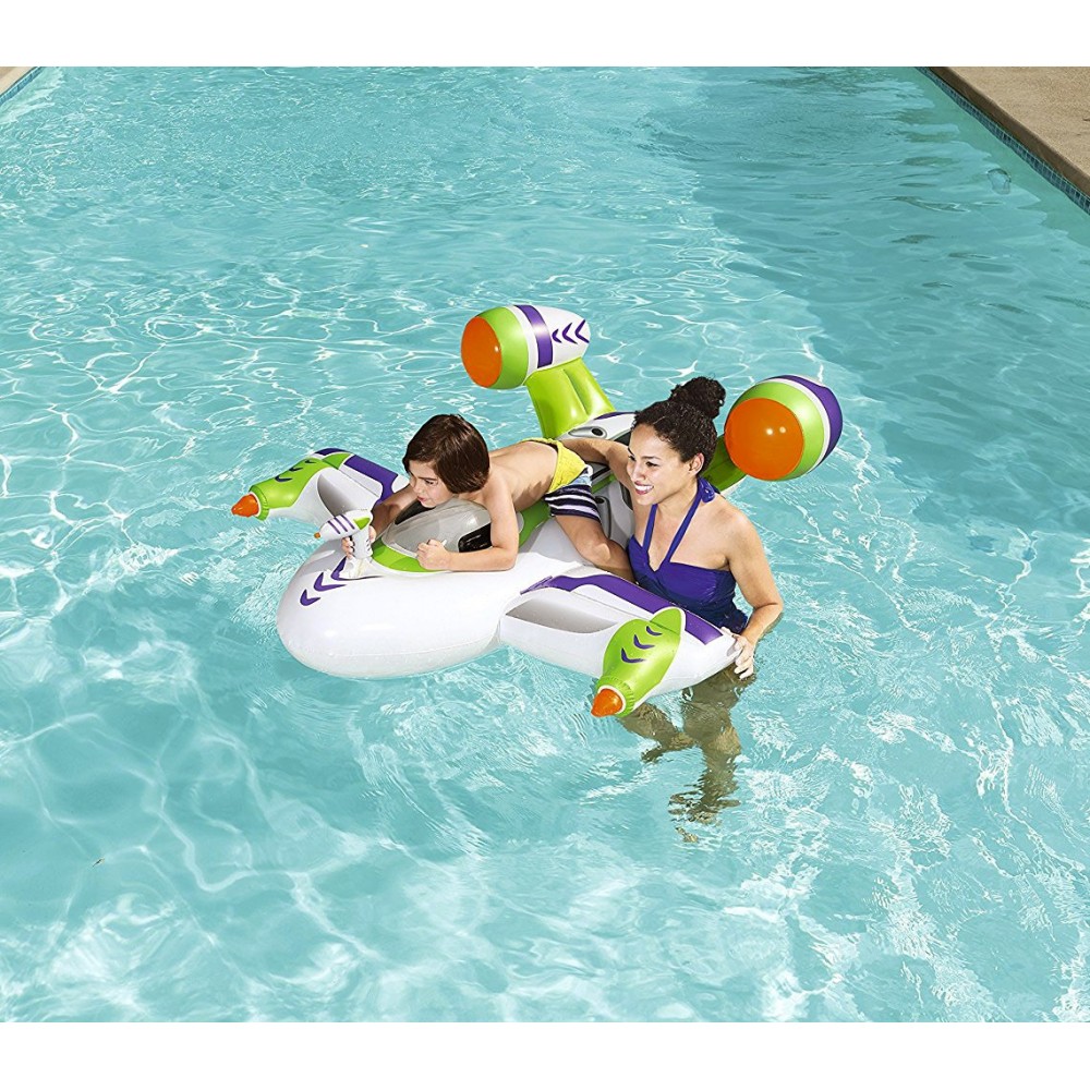 41094 Cavalcabile Wet Jet con oblò e pistola ad acqua 150 x 140 cm Bestway