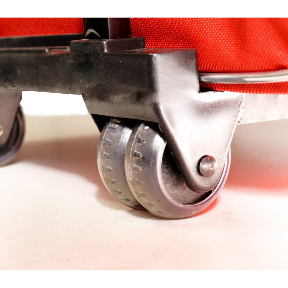 Set di 3 Trolley 383526 EVERTOP in tessuto con blocco cerniere a combinazione