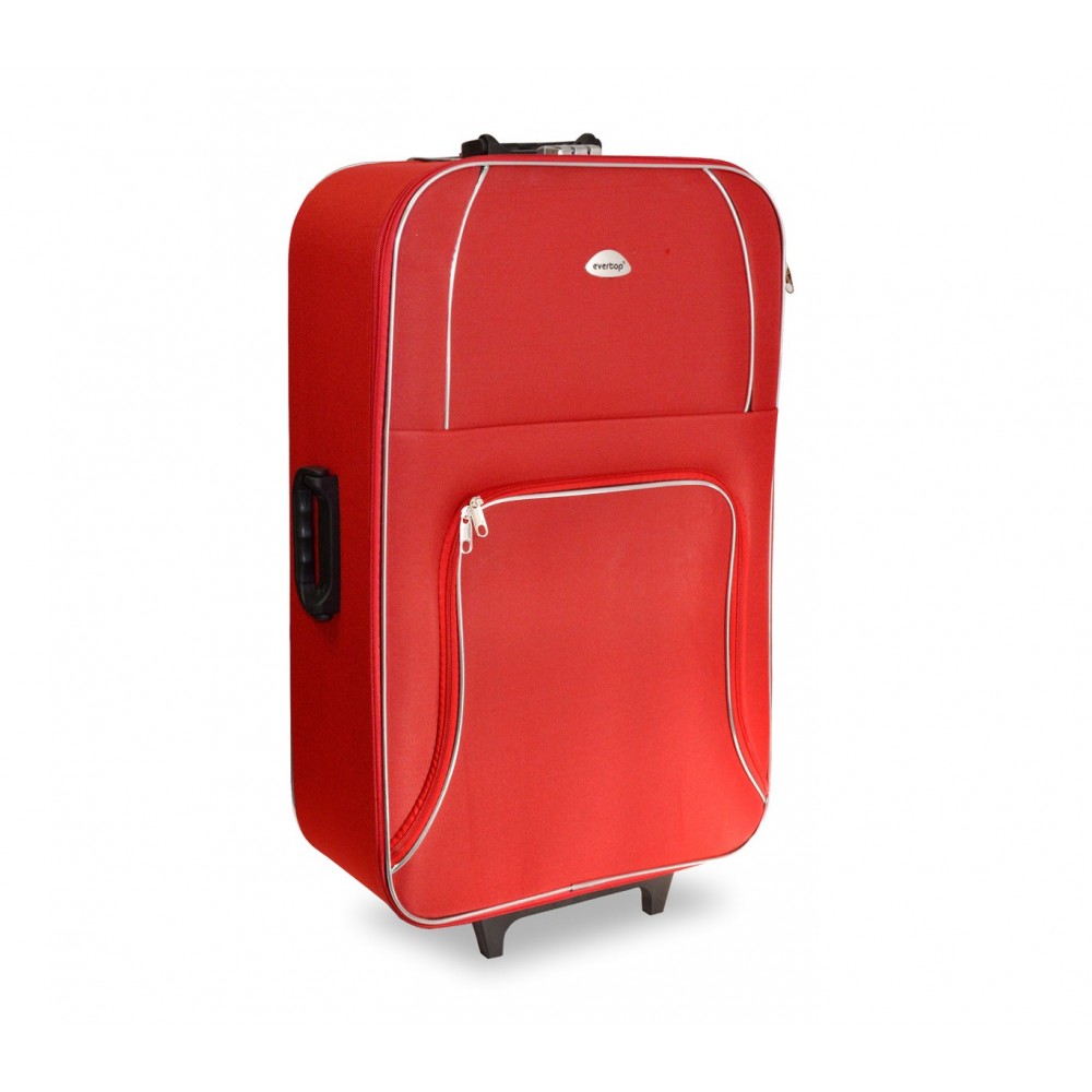 Set di 3 Trolley 383526 EVERTOP in tessuto con blocco cerniere a combinazione