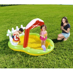 53065 Piscina Play Center Fattoria con spruzzo e giochi gonfiabili 175x147x102cm 2