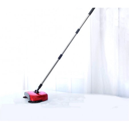 Scopa a 3 spazzole rotanti EN-221862 manuali senza elettricità e senza fili 