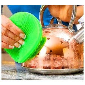 Set 3 spugne BEST GRIP multiuso in silicone resistente al calore setole morbide 2