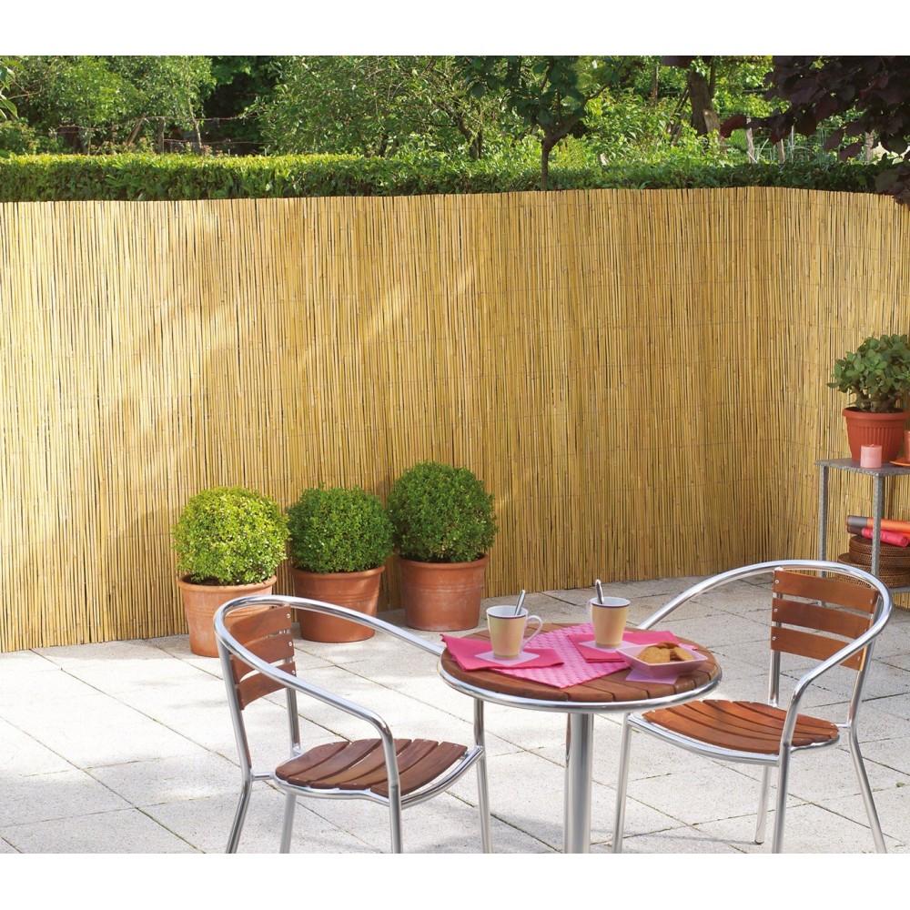 049897 Arella bamboo resistente alle intemperie e paravento 150 x 300 cm