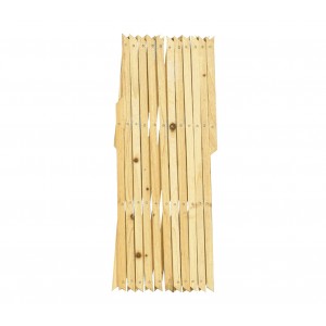 Barriera in legno grigliato estensibile 434013 da 150x30 cm Welkhome 2