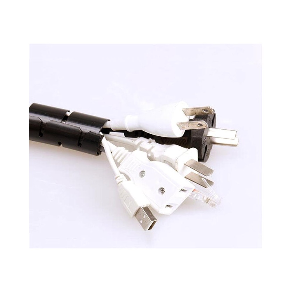 Avvolgicavi Techmade 1.5m accorpa e organizza i cavi in modo ordinato 003018