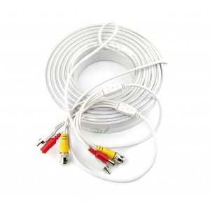 Image of Cavo prolunga 50 metri BNC RCA per videocamere segnale video alimentazione audio 8435524513866