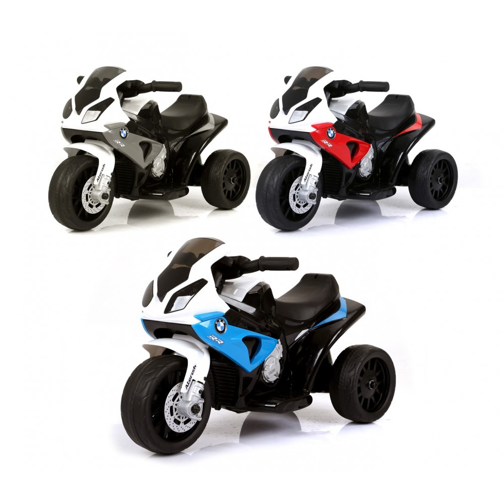 Moto elettrica BMW LT883 per bambini sedile in pelle accensione con chiave