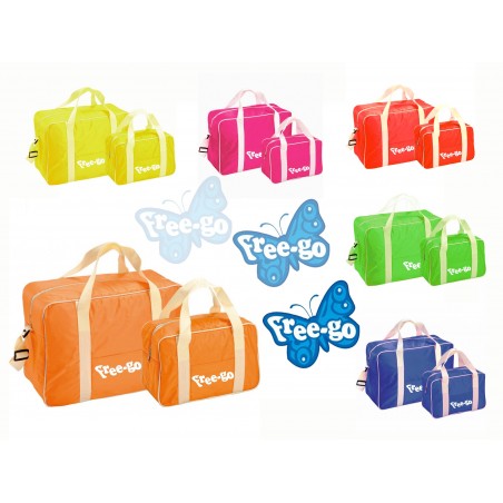 Set 2 borse termiche  FREE-GO vari colori con manici per trasporto contenitore frigo