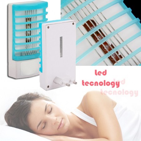 Antizanzare  elettrico LED  dispositivo insetticida luce uv a corrente 12 v