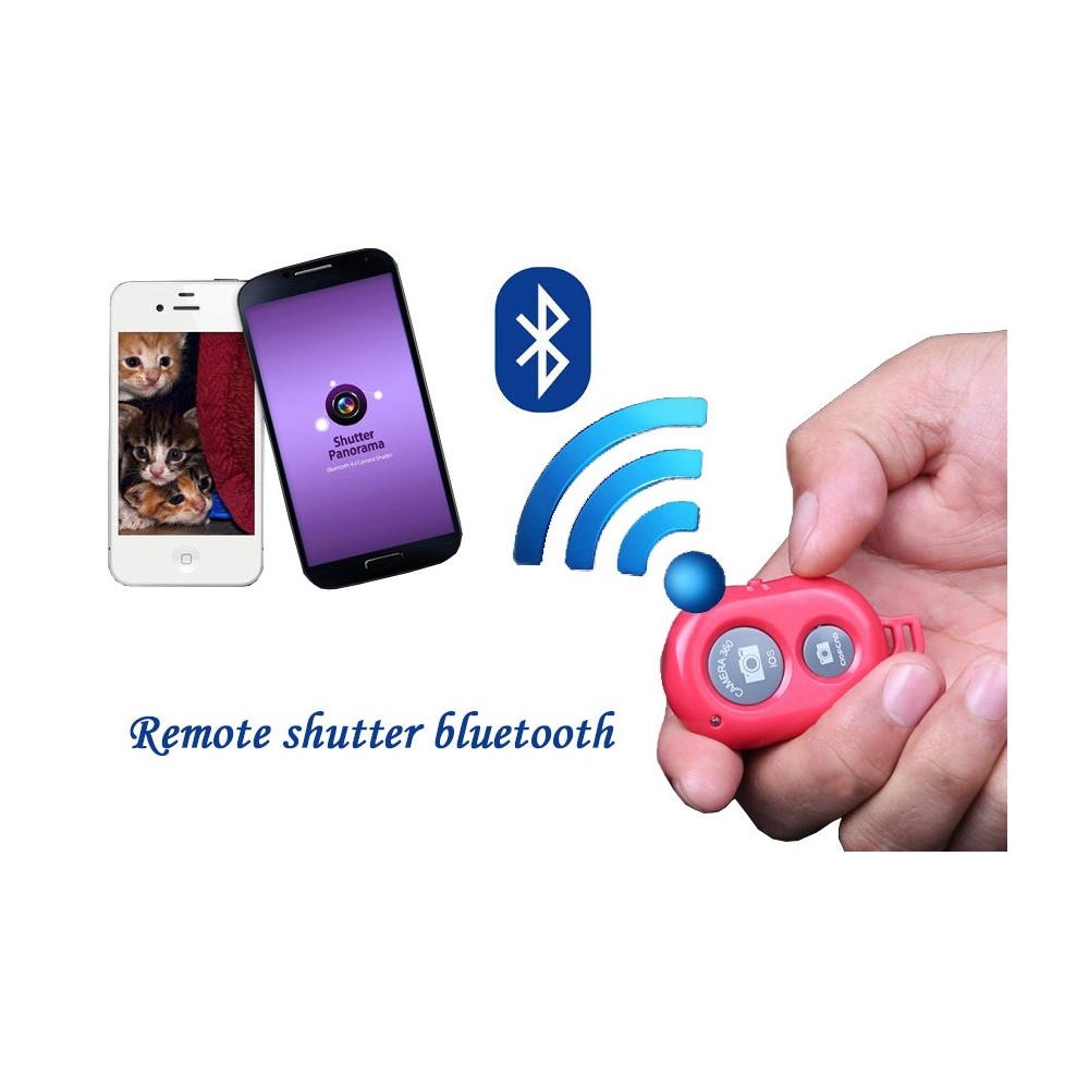 Telecomando a portachiavi per autoscatto bluetooth pulsante per selfie tascabile e semplice da usare