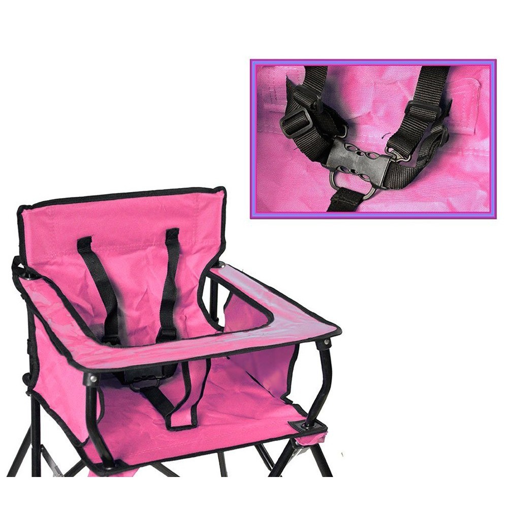 Seggiolone da campeggio 321546 richiudibile ONSHORE con borsa fucsia