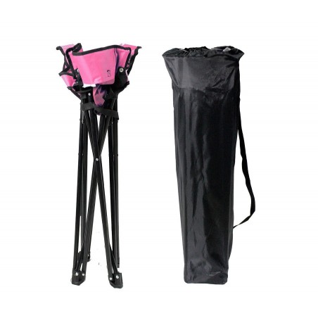 Seggiolone da campeggio 321546 richiudibile ONSHORE con borsa fucsia