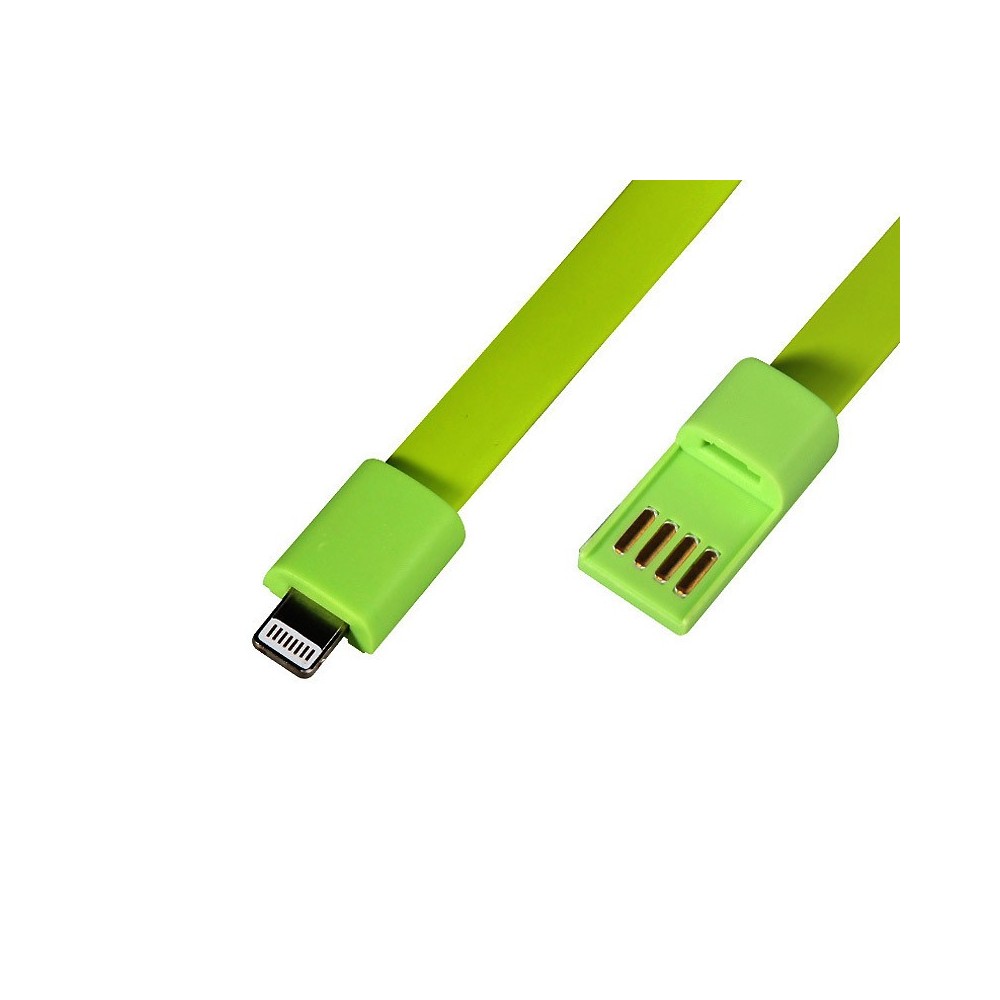Bracciale cavo dati usb compatibile iphone con funzione di caricabatteria in silicone colorato unisex