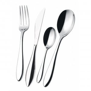 Set 16 posate in acciaio inossidabile ALPINA stoviglie moderne e raffinate 2