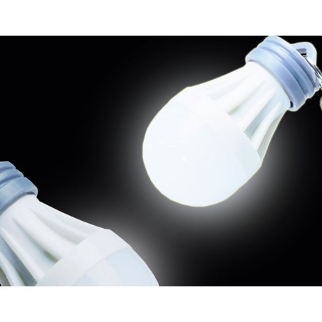 Piccola lampada a LED a risparmio energetico portachivi con anello design bulbo