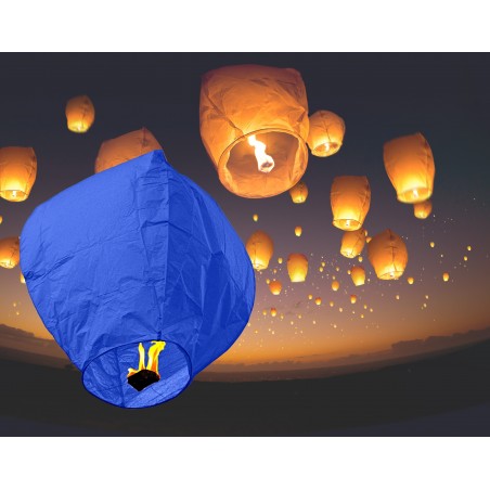 Lanterna volante ski lantern colorate diametro 33 cm crea una magica atmosfera