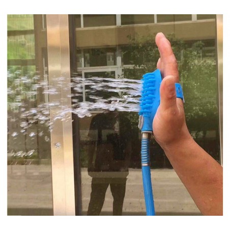 Sistema per lavaggio cani Pet Scrub con spugnetta e pompa 255470