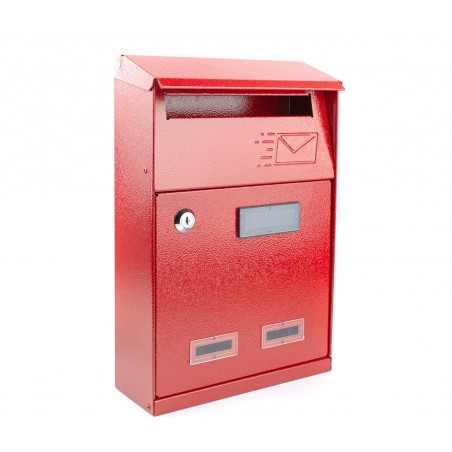 Cassetta Postale in lamiera Superior con targhetta e sportello superiore 064425
