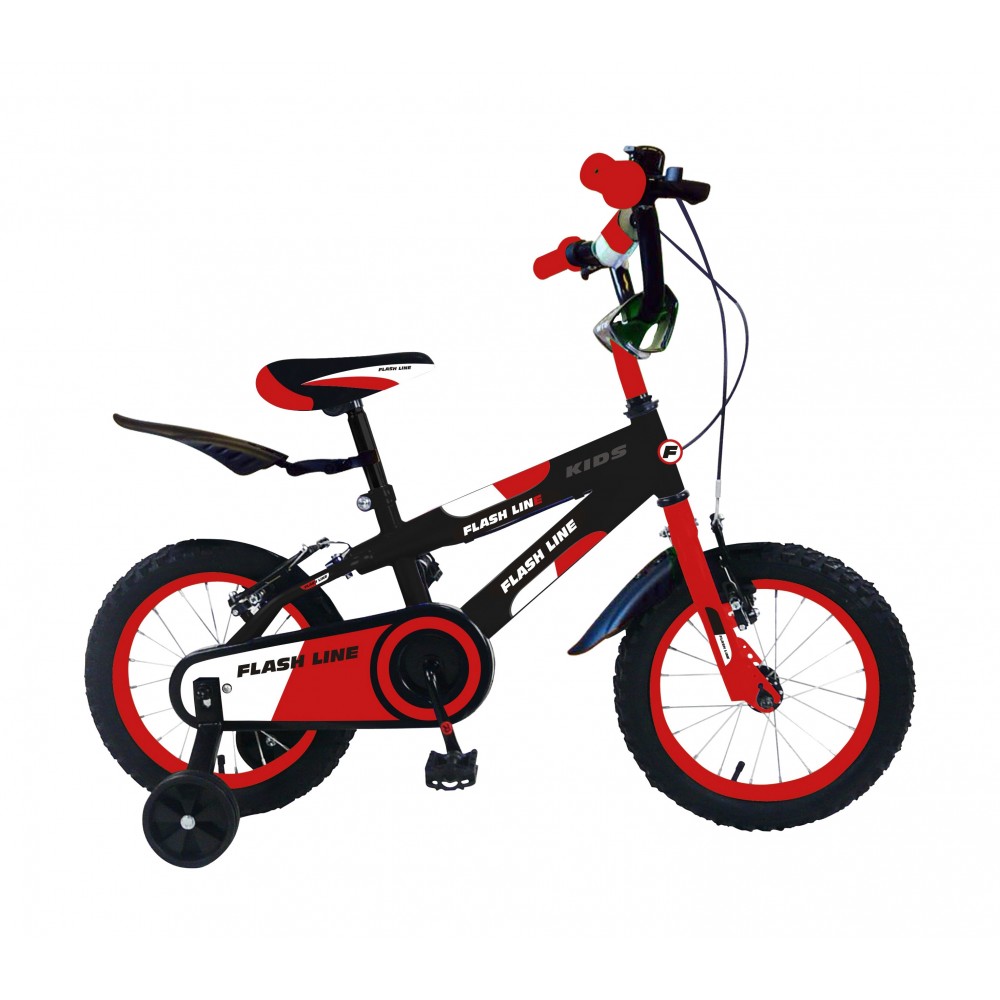 Bicicletta Flash Line taglia 12 bici per bambini con parafango posteriore