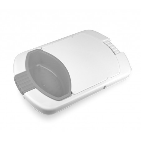 Tagliere con cestello 7 x 29,5 x 42 cm per colare e tagliare ortaggi e verdure da lavello