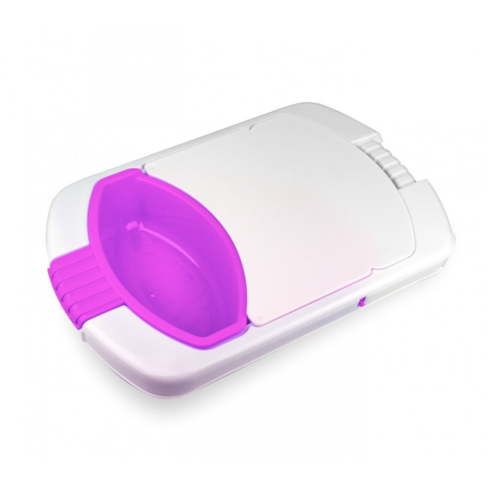 Tagliere con cestello 7 x 29,5 x 42 cm per colare e tagliare ortaggi e verdure da lavello