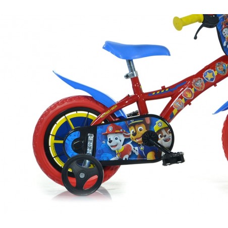 Bicicletta bambino 612L-PW misura 12''  PAW PATROL  bici bambino età 3-5 anni