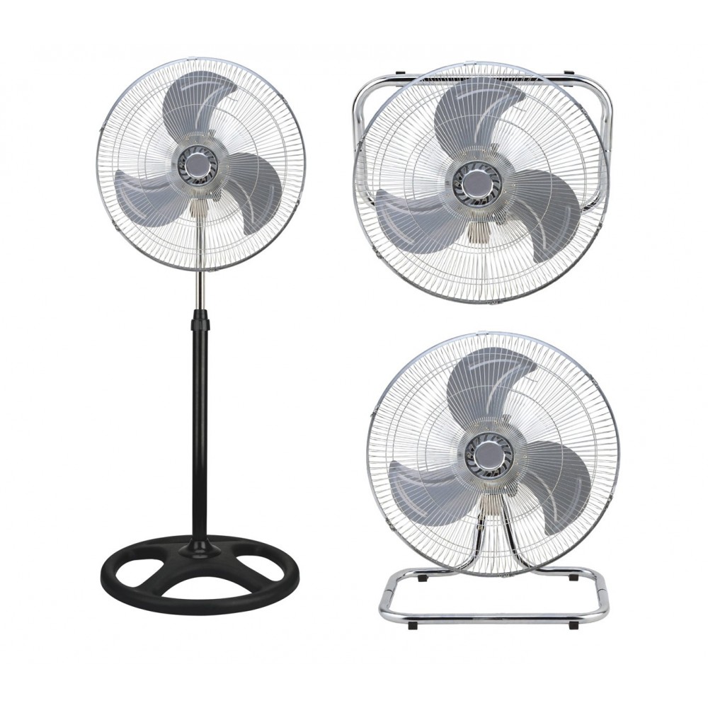 Ventilatore 3 in 1 SDS VIP-45PLUS a colonna, da tavolo e muro pala 45 cm