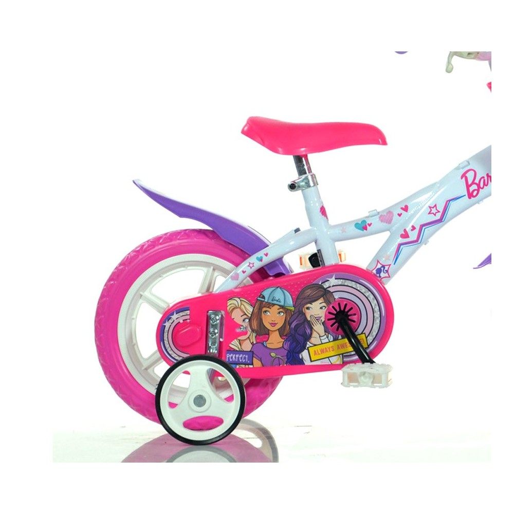 Bicicletta bambina 612 GL-BA  misura 12'' BARBIE  bici età 3- 5 anni