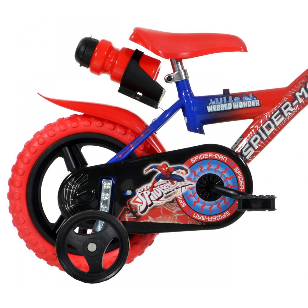 Bicicletta bambino 123 GLN-SA  misura 12'' SPIDERMAN ULTIMATE età 3-5 anni