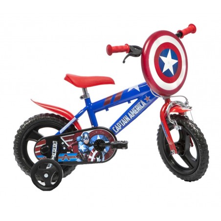 Bicicletta bambino 412 UL-CA misura 12'' CAPITAN AMERICA bici età 3-5 anni