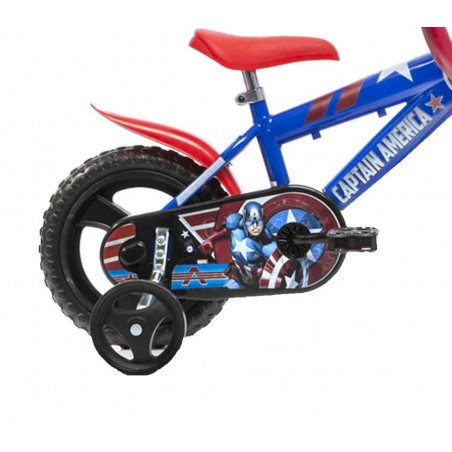 Bicicletta bambino 412 UL-CA misura 12'' CAPITAN AMERICA bici età 3-5 anni