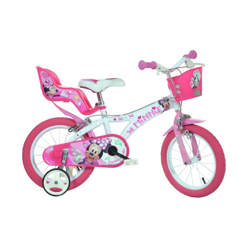 Bicicletta bambina 614 L-NN misura 14'' MINNIE bici età 3-6 anni