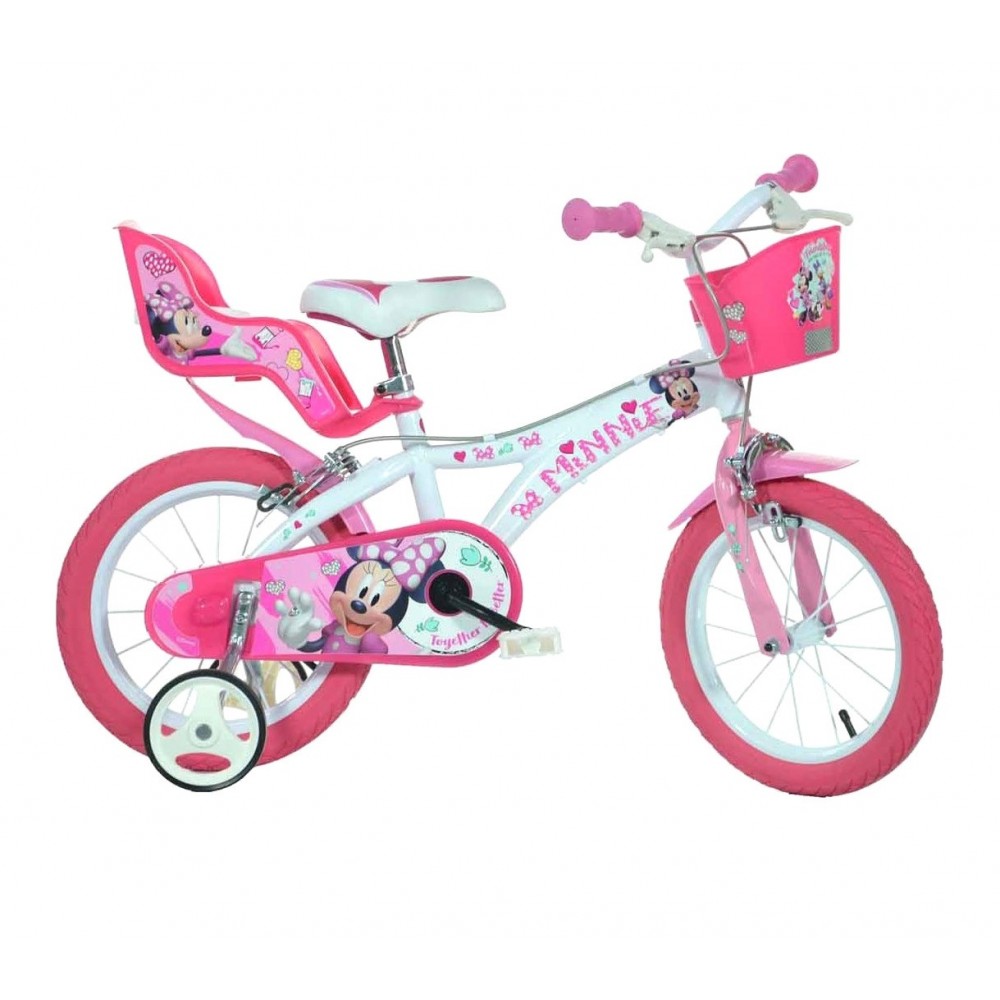 Bicicletta bambina 616 L-NN misura 16'' MINNIE bici età 4-7 anni