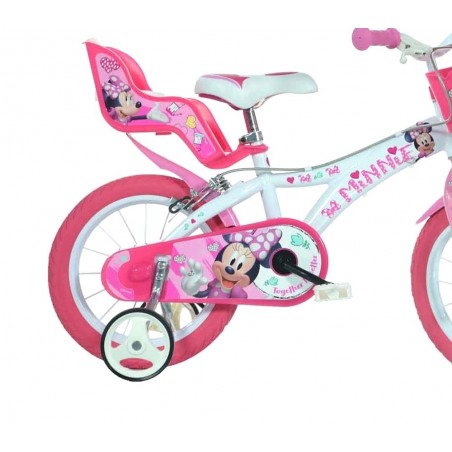 Bicicletta bambina 616 L-NN misura 16'' MINNIE bici età 4-7 anni Bicicletta bambina 616 L-NN misura 16'' MINNIE bici età 4-7 anni