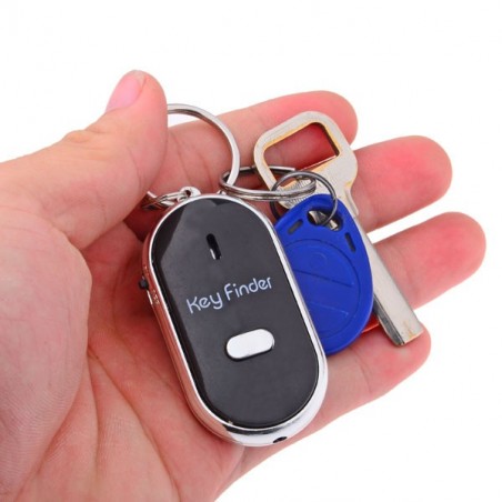 Portachiavi whistle key finder trova chiavi con fischio e luce localizza chiavi ad ultrasuoni