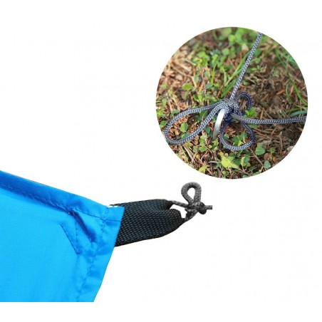 Tenda a sospensione parasole per camping con picchetti e tiranti inclusi Tenda a sospensione parasole per camping con picchetti e tiranti inclusi