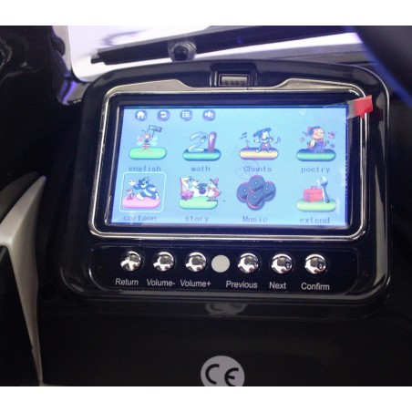 Auto elettrica LT881 macchina bambini LAND ROVER DISCOVERY 12V display 4" MP4