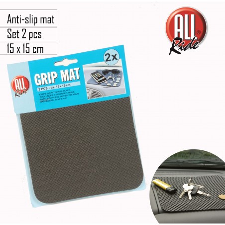 Set 2 tappetini supporto antiscivolo universale per cruscotto auto portaoggetti grip mat  senza colla morbido e antigraffio