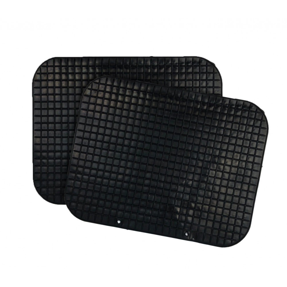 Set 4 tappetini auto in gomma antiscivolo universali tappeti  anti slip