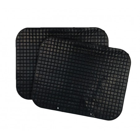 Set 4 tappetini auto in gomma antiscivolo universali tappeti  anti slip