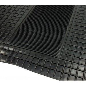 Set 4 tappetini auto in gomma antiscivolo universali tappeti  anti slip 2