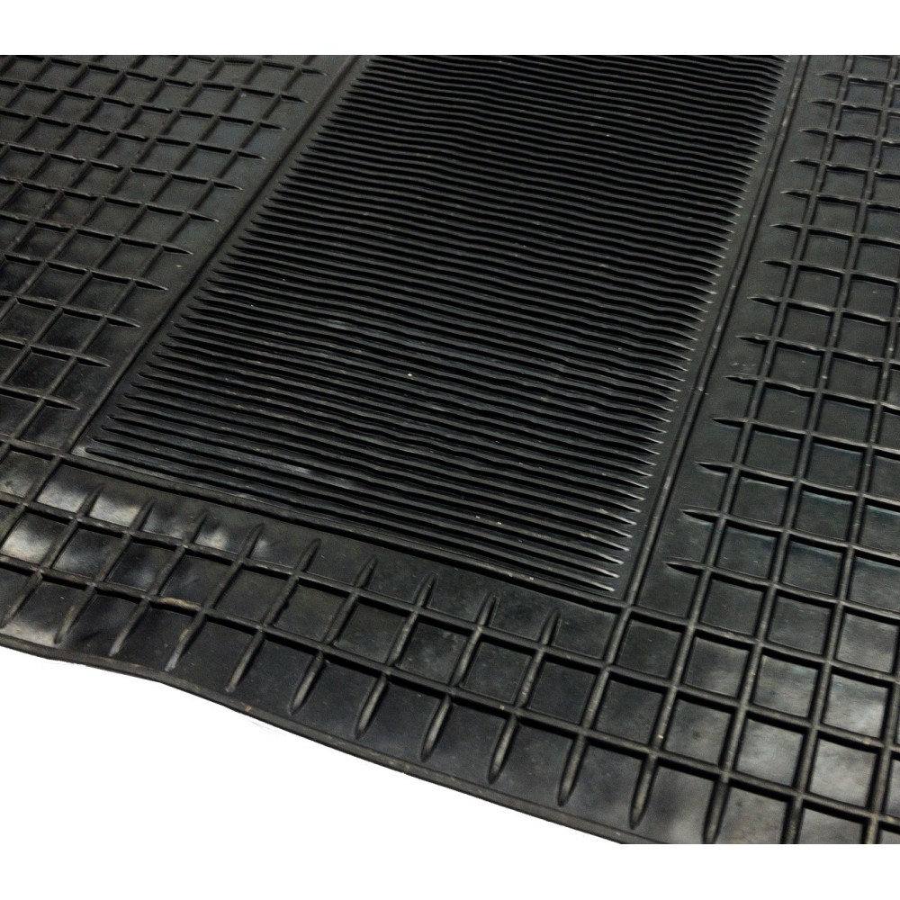 Set 4 tappetini auto in gomma antiscivolo universali tappeti  anti slip