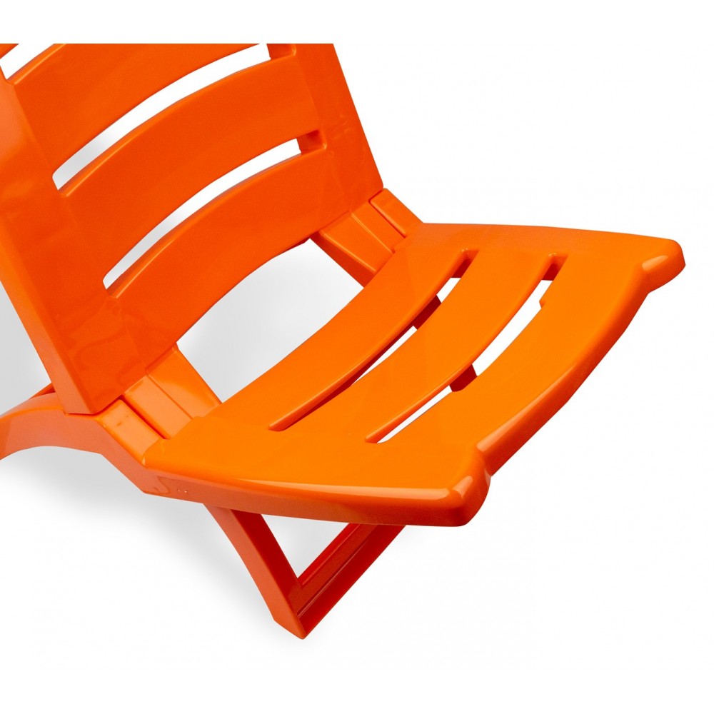 Spiaggina pieghevole trasportabile in plastica rigida 