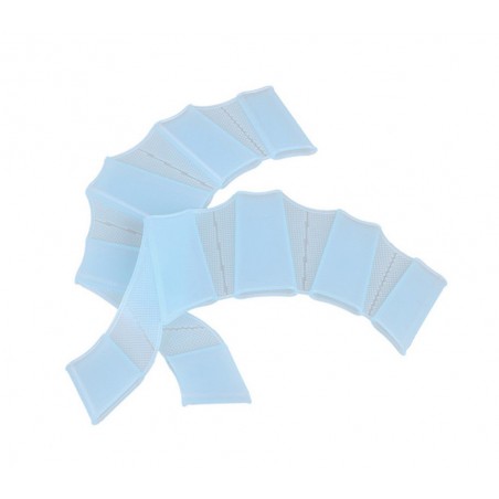 1 paio di guanti di Silicone Swim a pinne per nuotatori in silicone 3 taglie