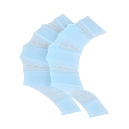 1 paio di guanti di Silicone Swim a pinne per nuotatori in silicone 3 taglie