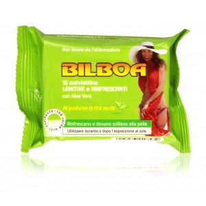 5 Pacchetti di salviettine Bilboa Lenitive e Rinfrescanti Post abbronzatura 2