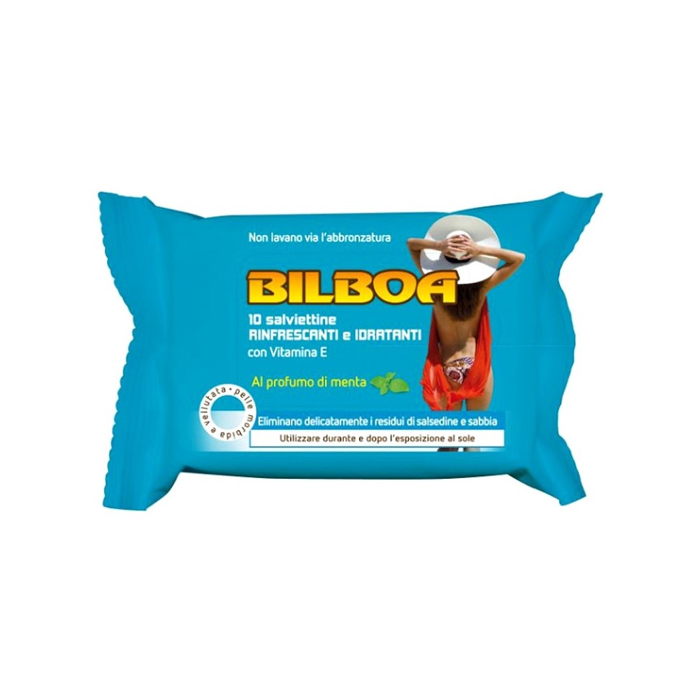5 Pacchetti di salviettine Bilboa rinfrescanti e idratanti durante l'esposizione