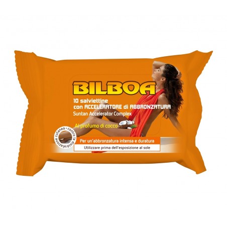 5 Pacchetti salviettine Bilboa Acceleratore abbronzatura prima dell'esposizione